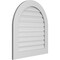 Ekena Millwork Round Top Surface Mount PVC Gable Vent: Functional, w/ 3-1/2"W x 1"P Standard Frame, 30"W x 32"H GVPRT30X3201SF - alternate 4